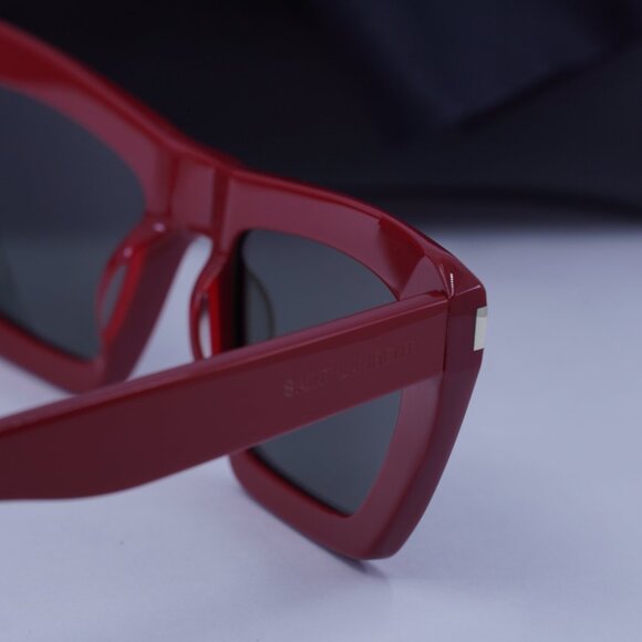 Saint Laurent SL467 003 Cat Eye Sunglasses - Red/Grey main image 8